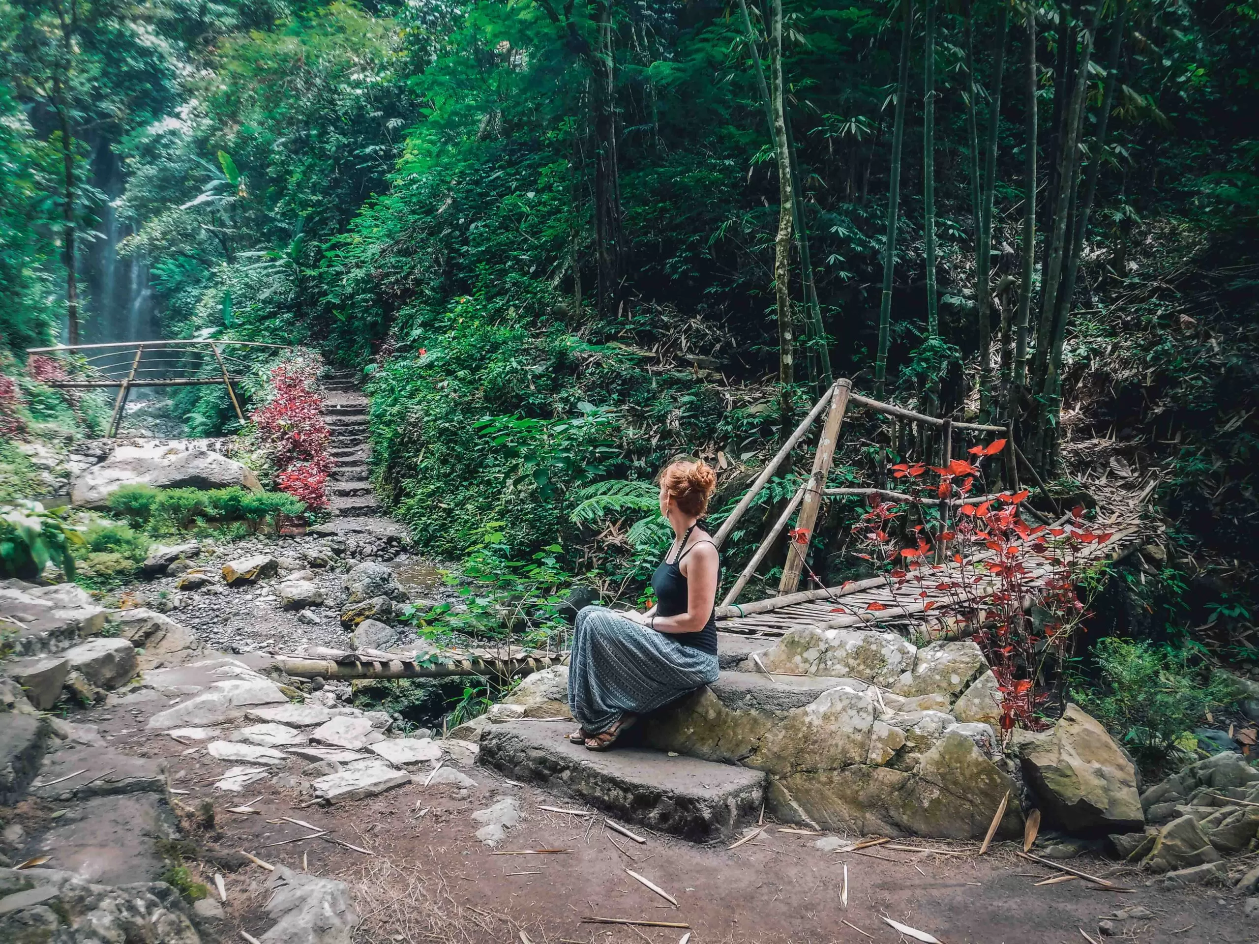 Labuan Kebo waterfall Munduk Bali