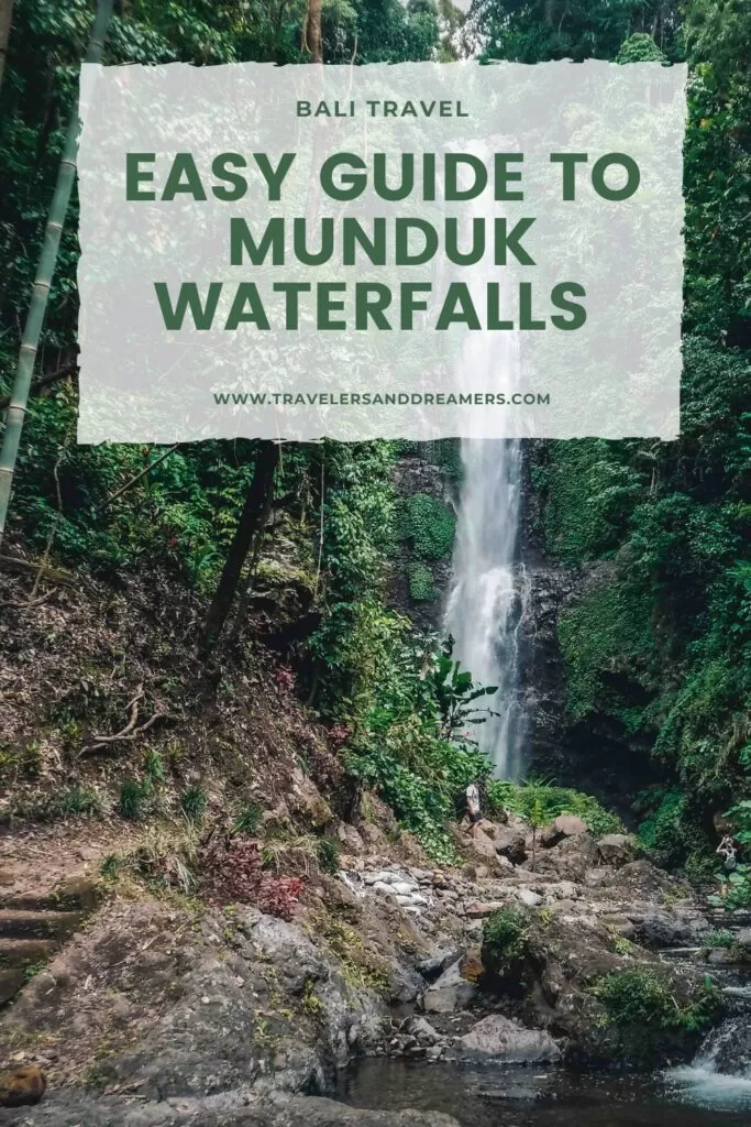 easy guide to Munduk waterfalls