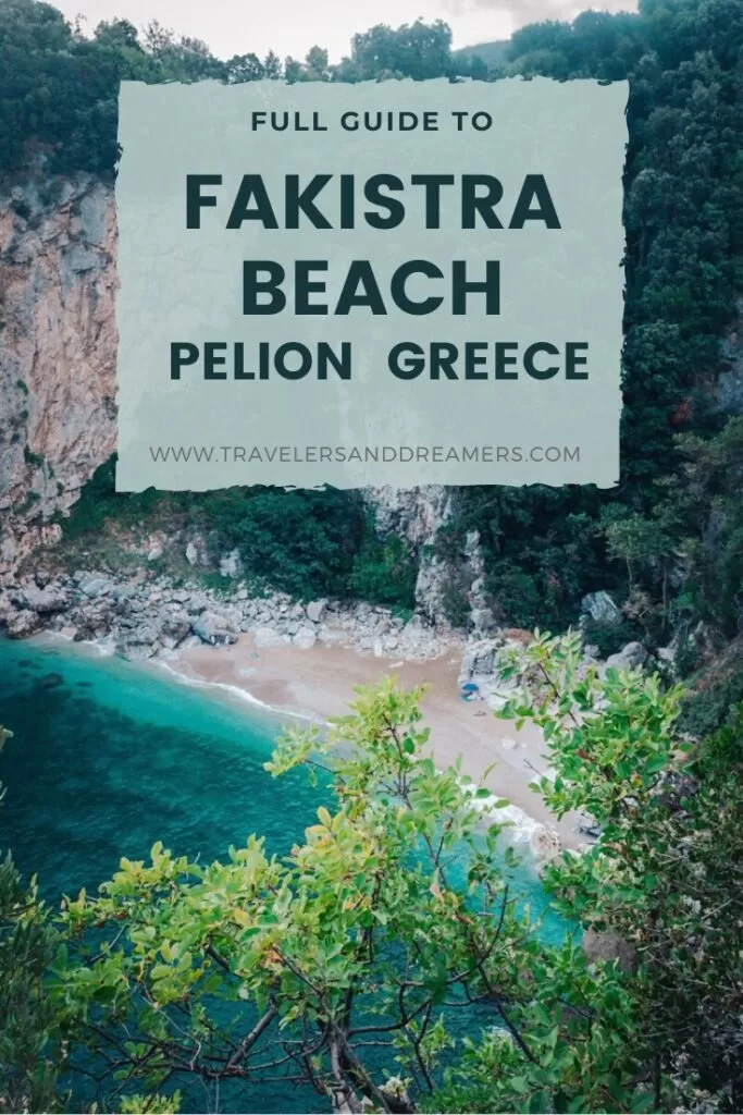 Fakistra Beach Pelion Greece