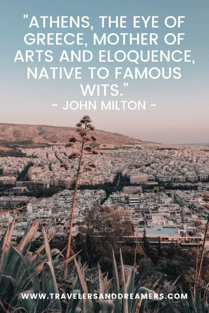 Quote about Greece (Athens)