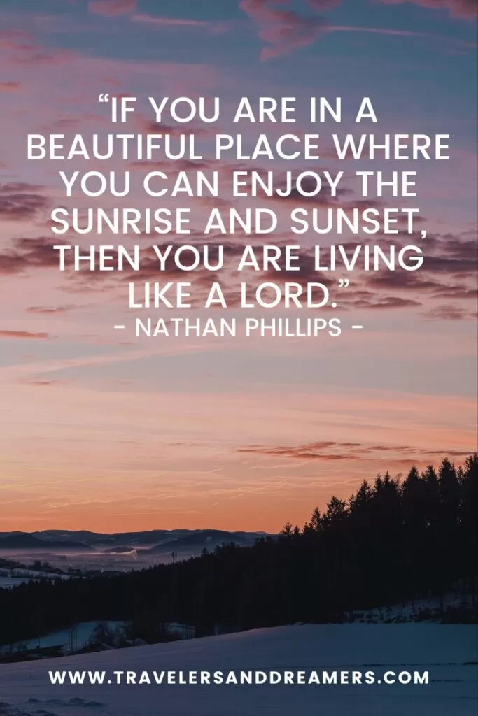 beautiful sunrise scenery with quotes