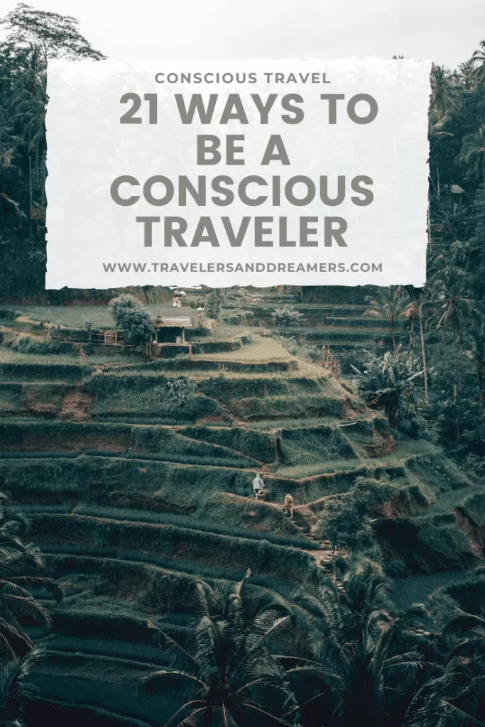 A guide on how to be a conscious traveler