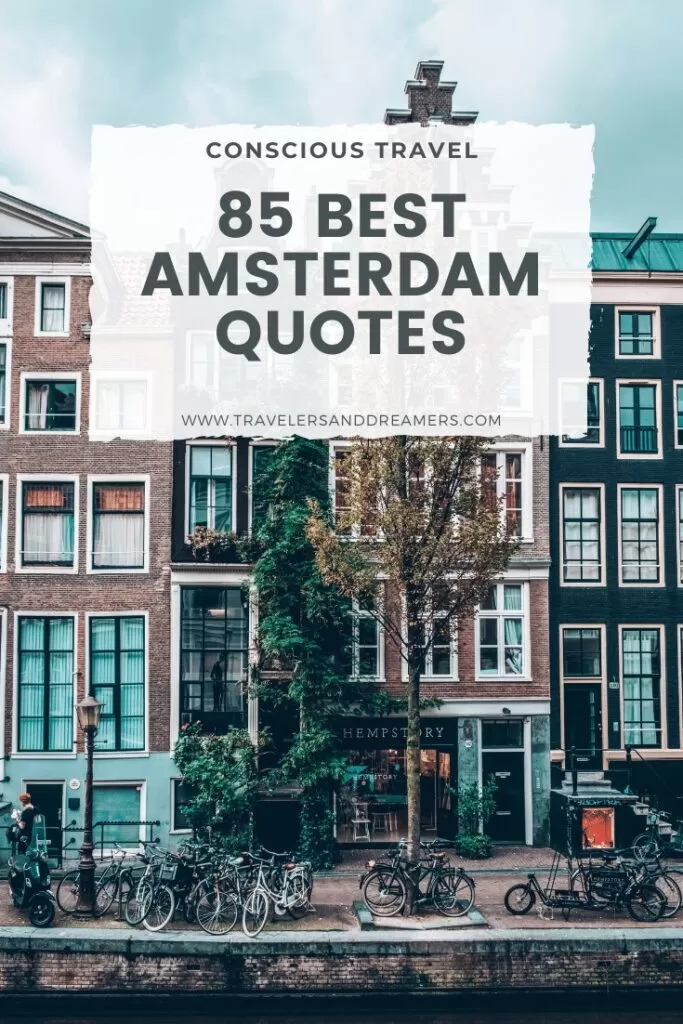 85 best Amsterdam quotes pinterest pin