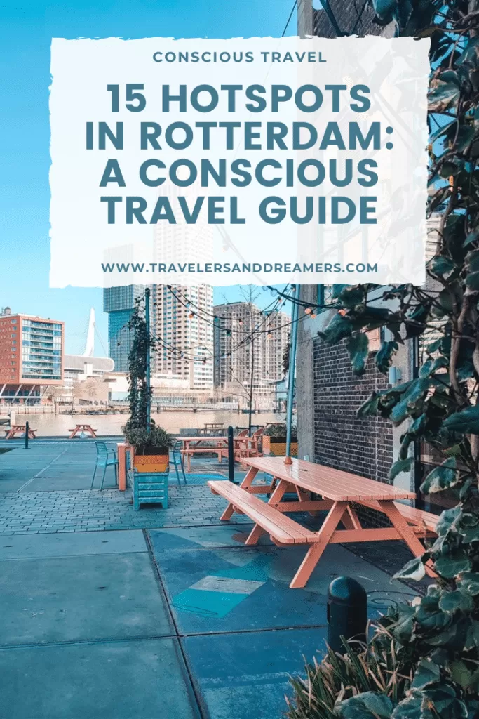 Hotspots Rotterdam: a conscious travel guide pinterest pin