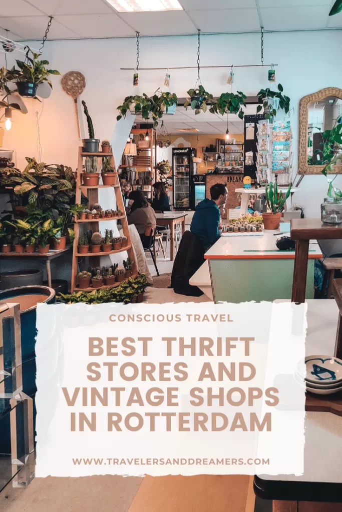 Thrift stores and vintage shops in Rotterdam pinterest pin