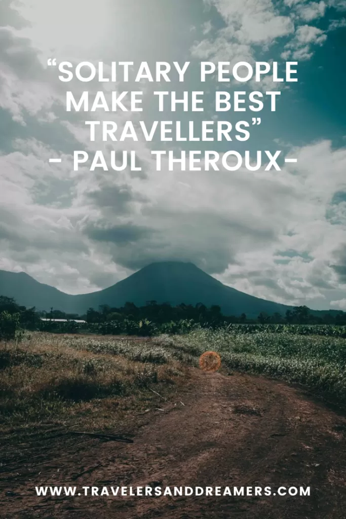 Road trip quotes for Instagram - Theroux