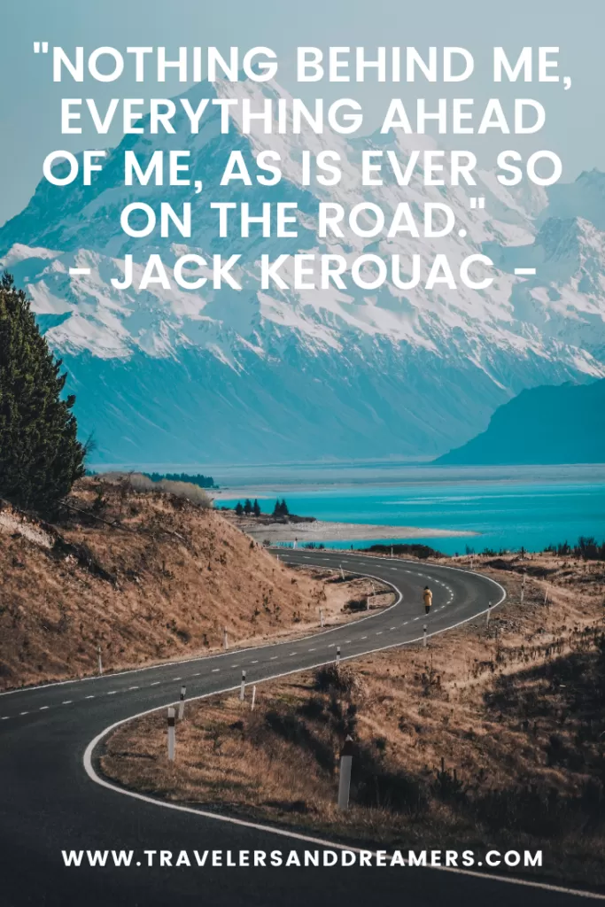 Road trip quotes for Instagram - Kerouac