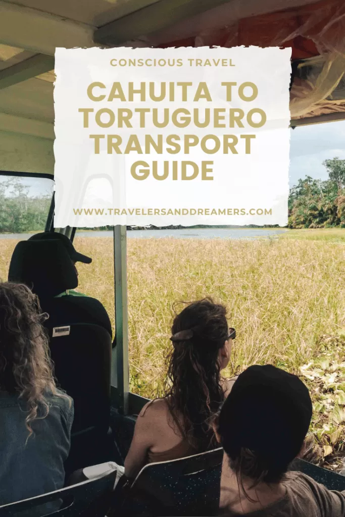 Cahuita to Tortuguero transport guide