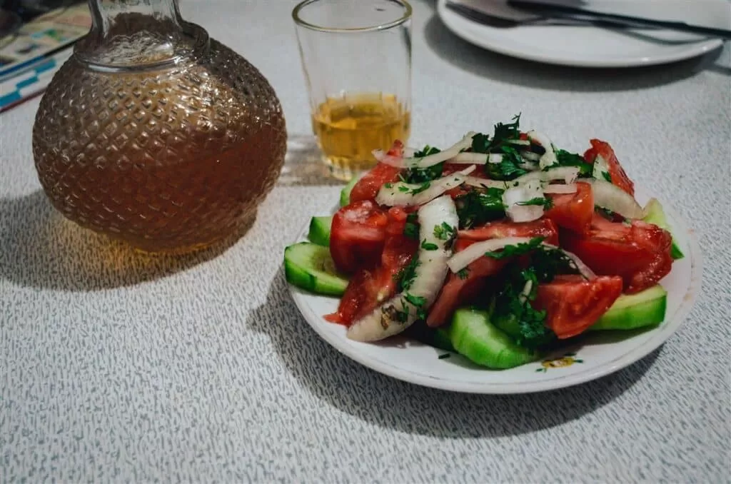 Tomato and Cucumber salaad