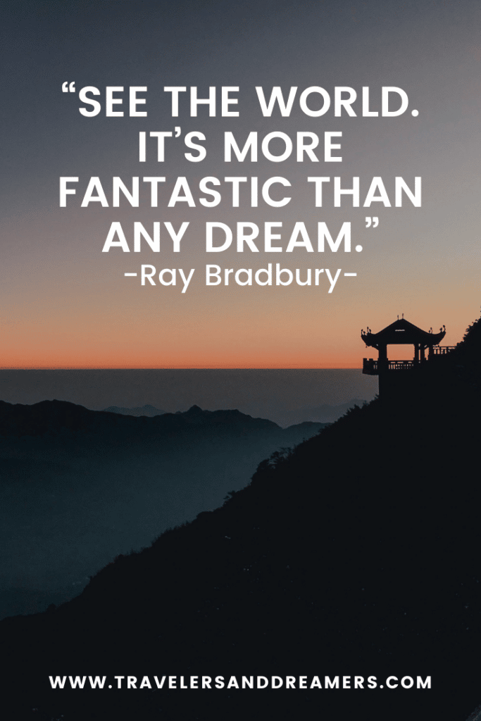 Backpacking quotes: Ray Bradbury