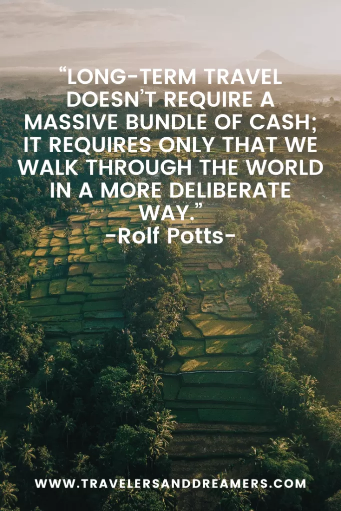 Quotes about backpacking: Rolf Potts