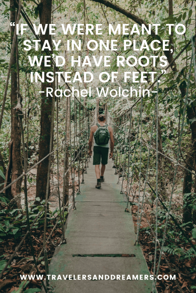 Backpacking quotes: Rachel Wolchin