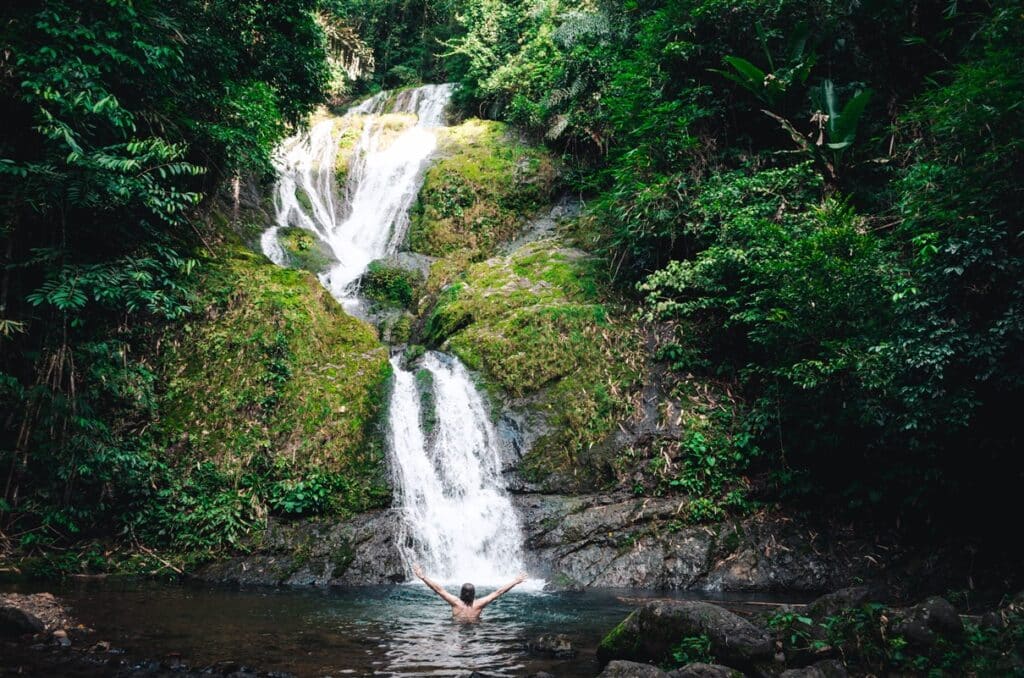 Sebarau waterfall, Sarawak, Borneo.