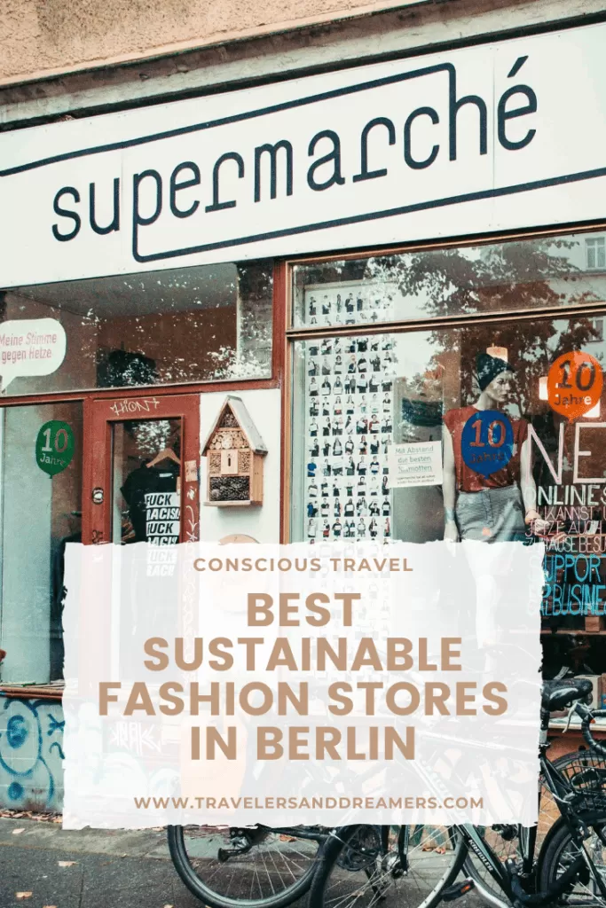 sustainable fashion in Berlin: The best stores to shop eco-conscious