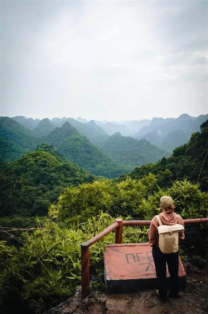 Viewpoint in Cat Ba National Park, Vietnam