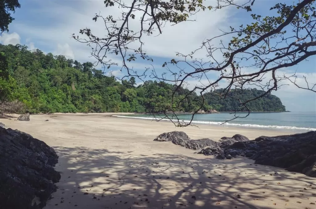 Deserted beaches at Tanjung Datu National Park