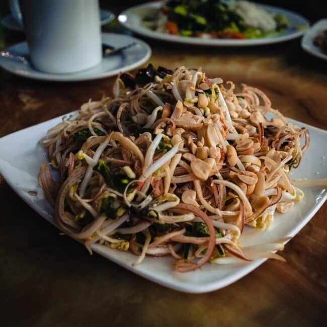 Banana flower salad