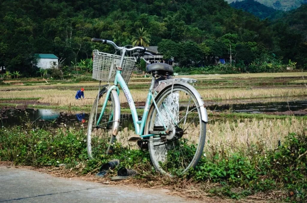 Bicycle in Mai Chau, Vietnam