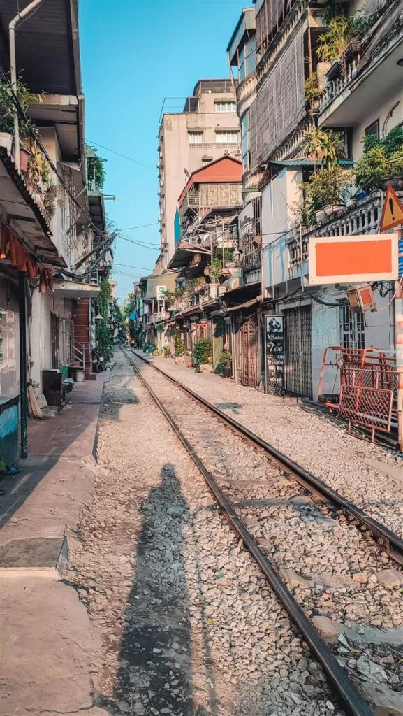 Train street, Hanoi, Vietnam