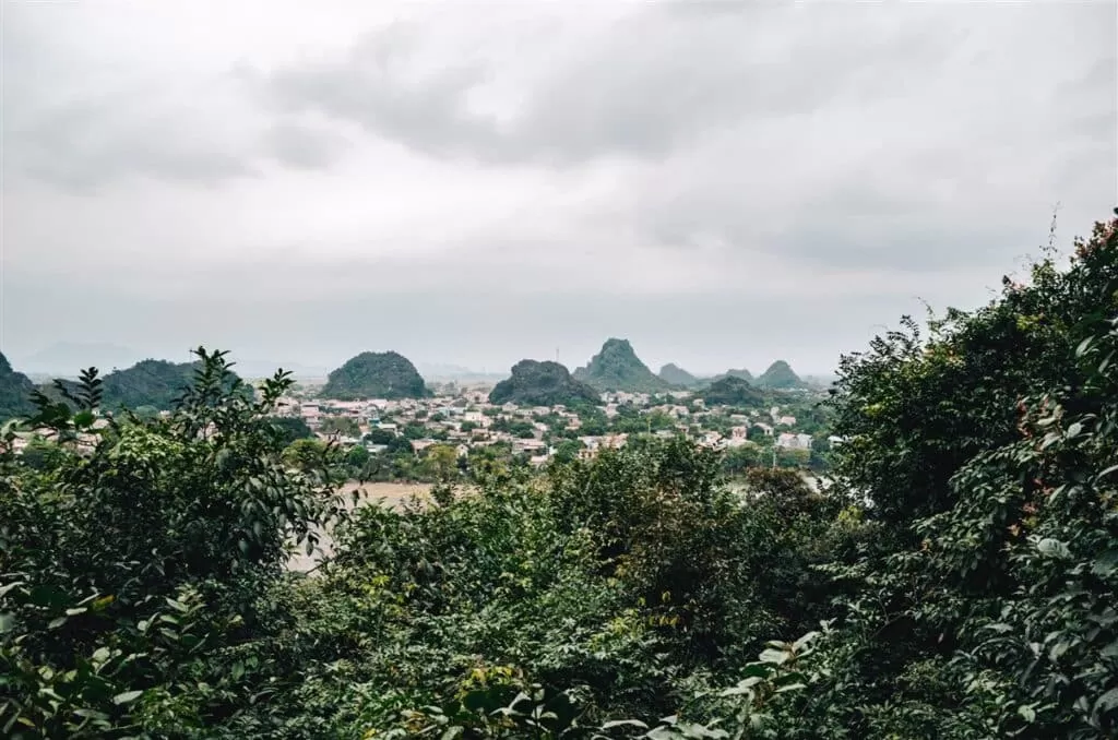 vista over Tam coc, Vietnam