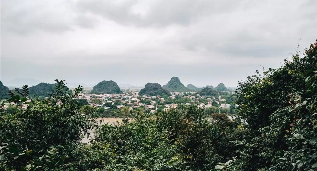 vista over Tam coc, Vietnam
