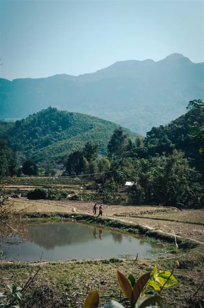Hiking in northern Laos