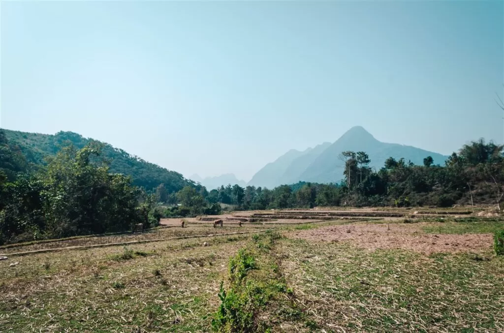 Landscapes, around Muang Ngoi, Laos