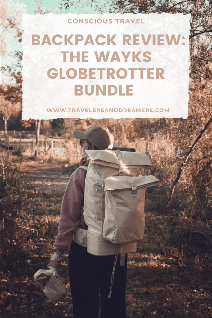 Wayks backpack review: the Globetrotter bundle