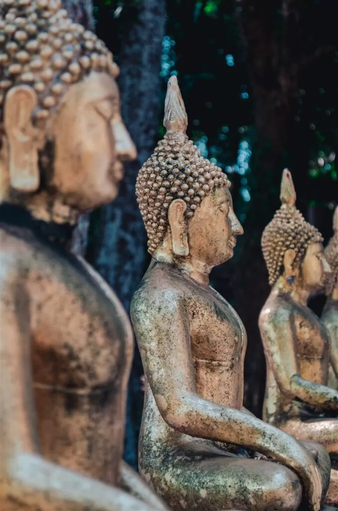 Buddha statues, Thailand
