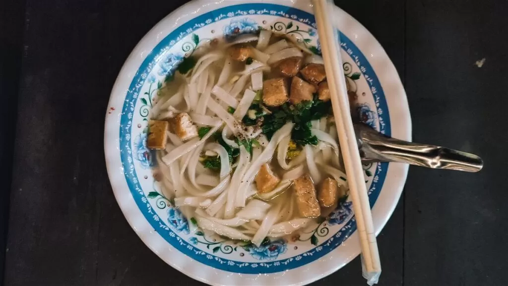 Vegan Laotian Pho soup