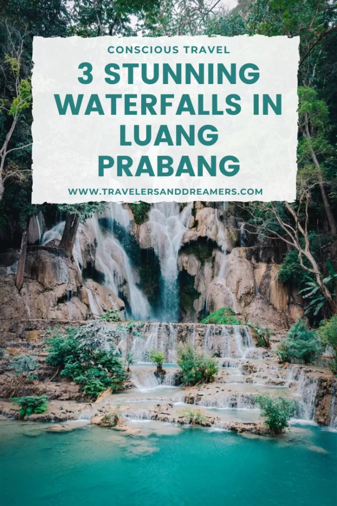 3 stunnig waterfalls in Luang Prabang, Laos