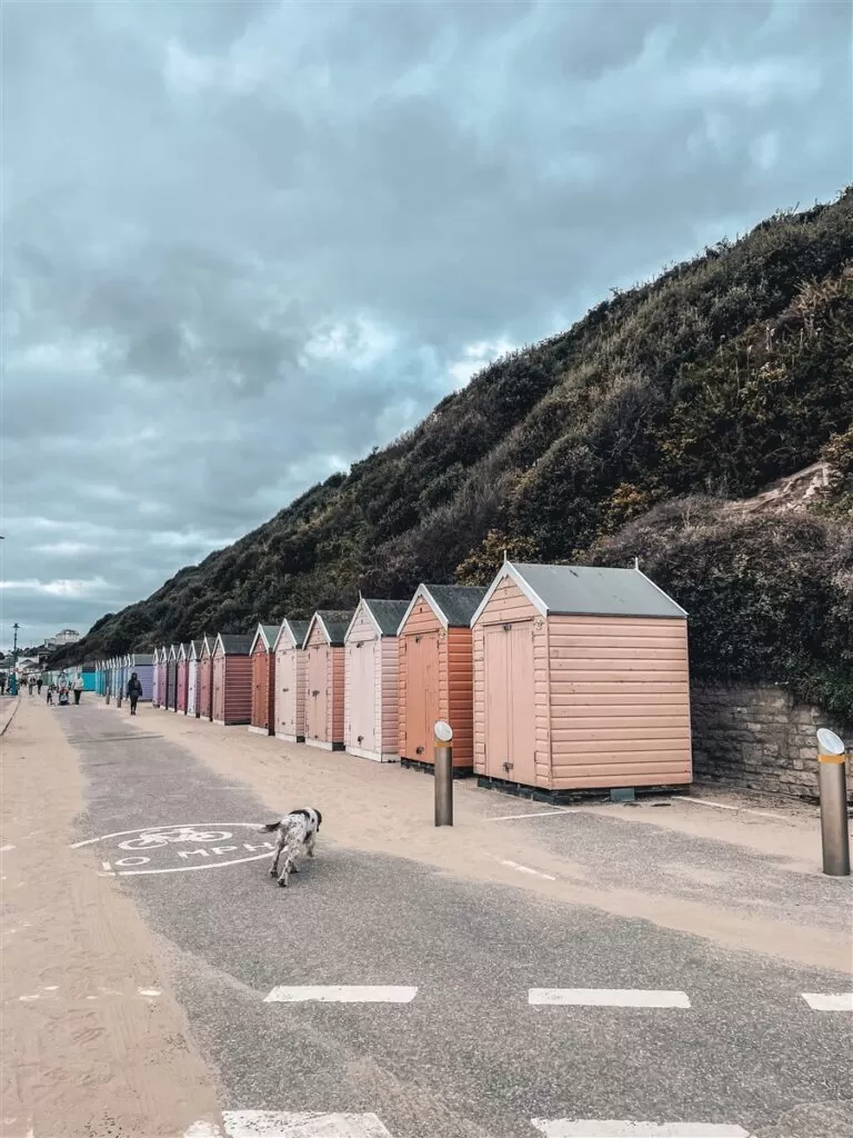 Bournemouth beach huts, UK