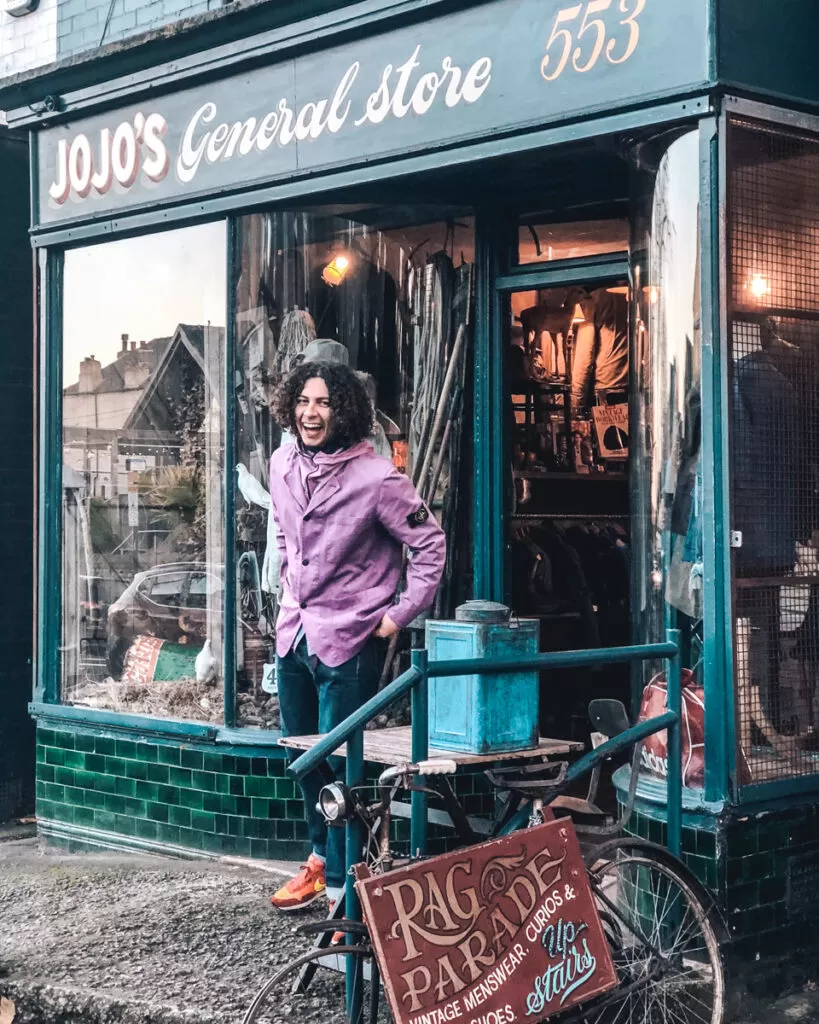 Jojo's vintage shop in Sheffield, UK