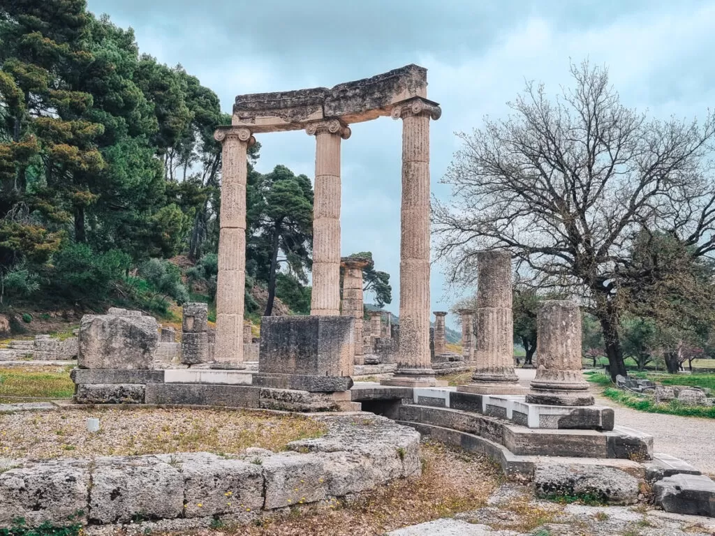 Famous landmark in Greece: Olympia