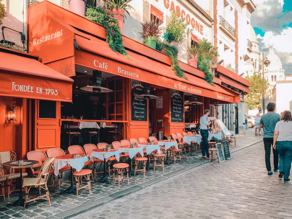 French restaurant in Paris