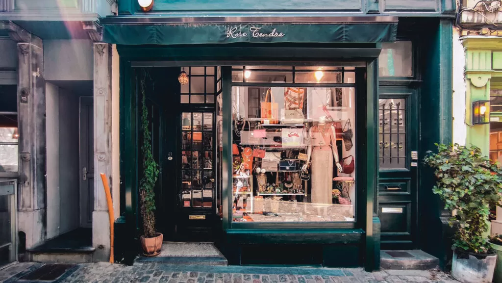 Vintage shops in Brussels - Rose Tendre