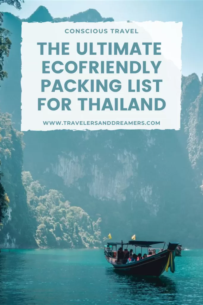 The Ultimate eco-friendly packing list to Thailand