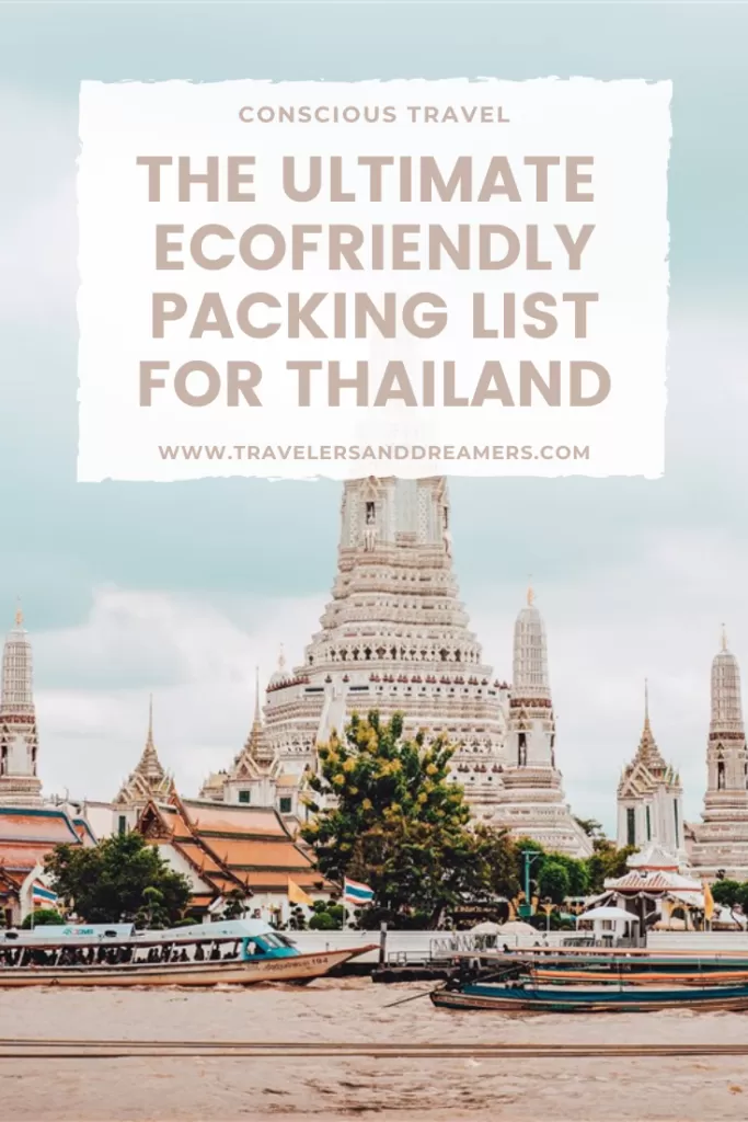 The Ultimate eco-friendly packing list to Thailand