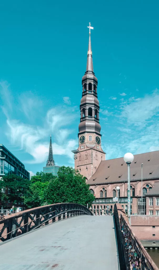 Main Church of Saint Catherine, Hamburg, Germany. It's a 13th century Lutheran church.