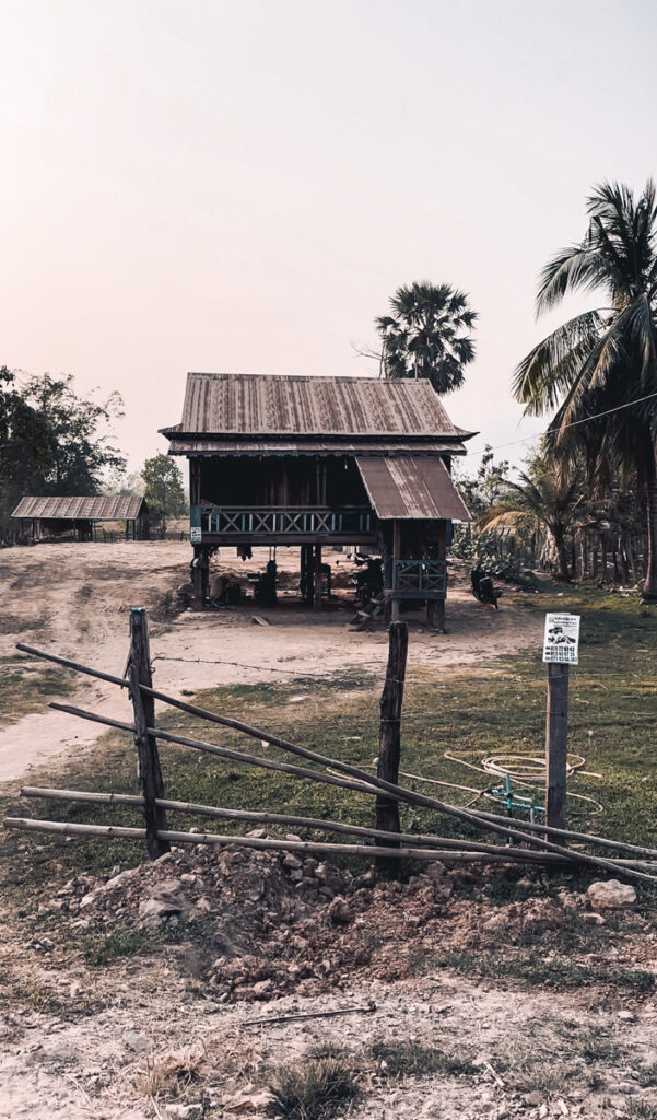 Tradtitional houses in Chambok, Cambodia