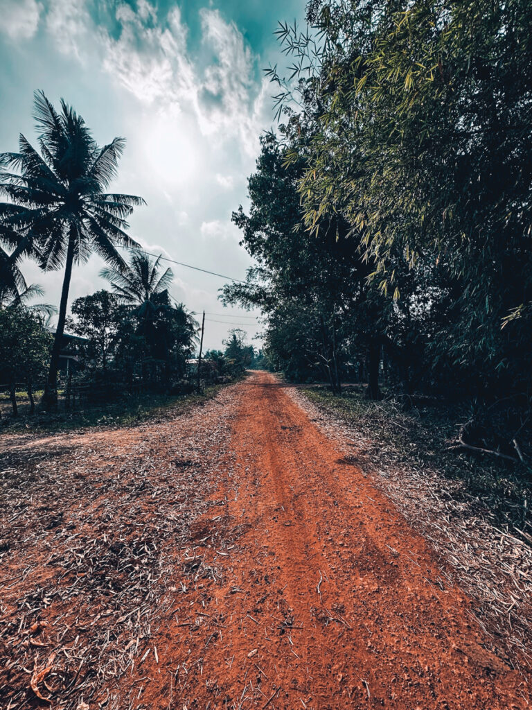 Roads in Chambok, Cambodia