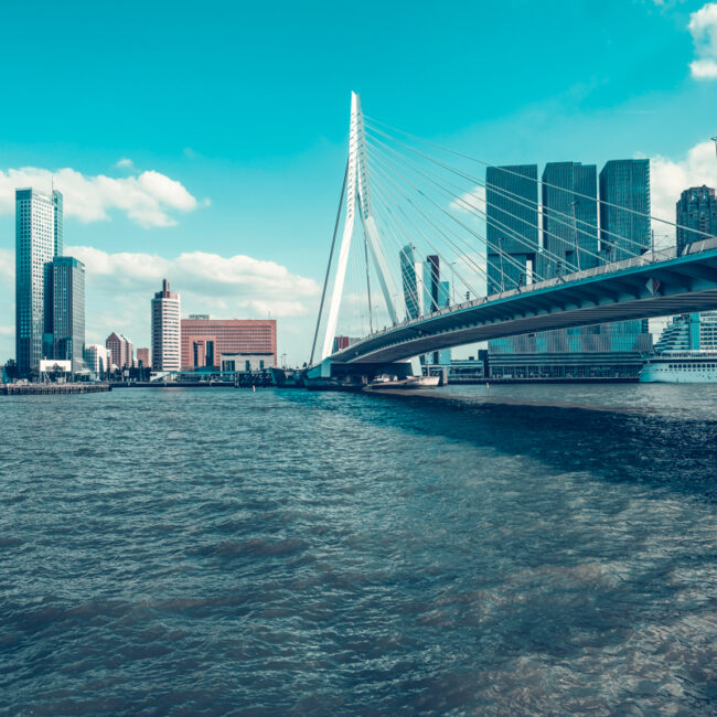 Erasmus Bridge in Rotterdam, The Netherlands