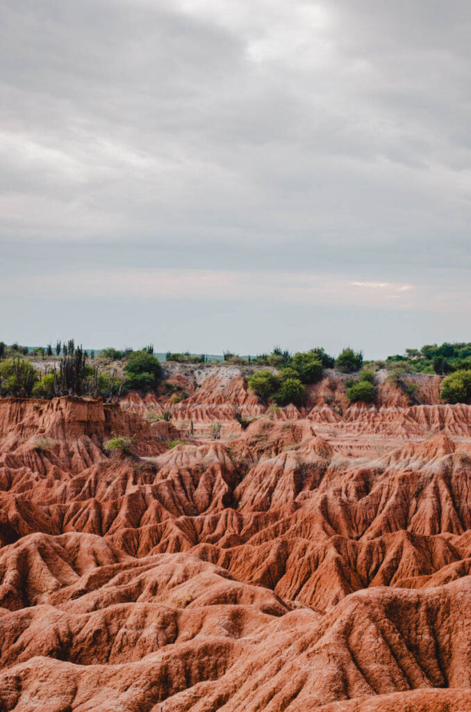 Tatacoa desert, Colombia. This a photo of the red otherworldly rocks that are a part of the Tatacoa desert.