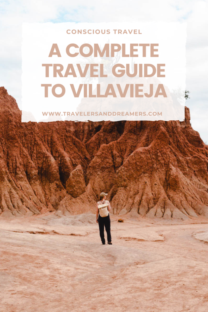 A complete travel guide to Villavieja, Colombia. This is a Pinterest pin