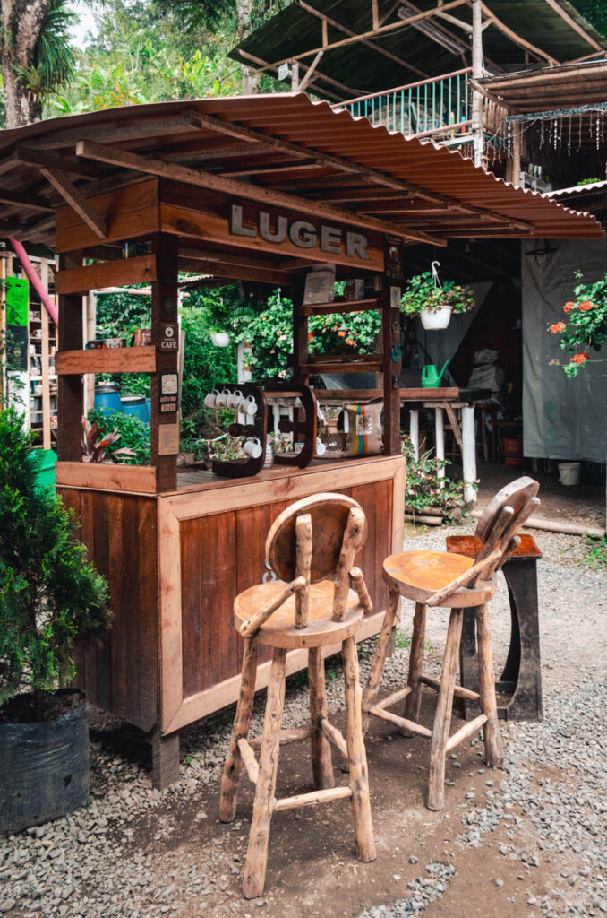 Lugar coffee tour, Salento, Colombia: a little bar to taste the coffee