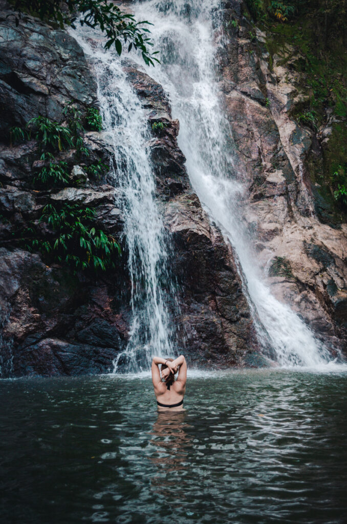 Marinka Waterfalls, Minca, Colombia: the main waterfall and pool