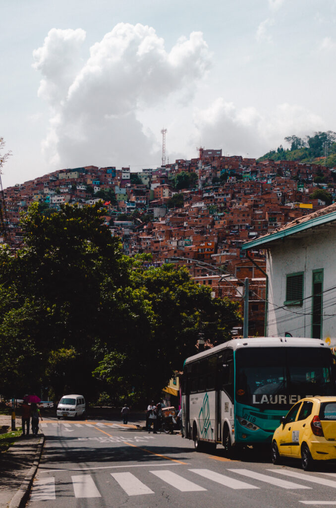 Medellin, Colombia- Comuna 13 parts on the hill